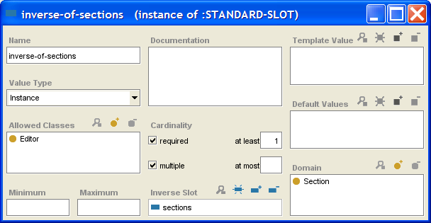 The Slot Editor for the new