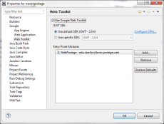 make project to become a GWT project
